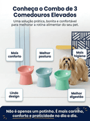 Comedouro para Lhasa Apso - alimentação limpa e confortável