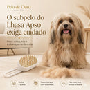 Escova vaporizada para lhasa apso - Para pelos macios e brilhantes no dia a dia 🐶🔥