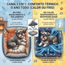 Cama 3 em 1 para schnauzer