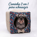 Cama 3 em 1 para schnauzer