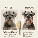 Escova vaporizada para schnauzer- Para pelos macios e brilhantes no dia a dia 🐶🔥