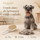 Escova vaporizada para schnauzer- Para pelos macios e brilhantes no dia a dia 🐶🔥