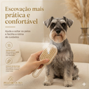 Escova vaporizada para schnauzer- Para pelos macios e brilhantes no dia a dia 🐶🔥